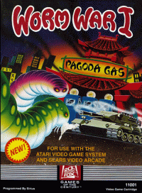 Worm War I Atari 2600 US box art